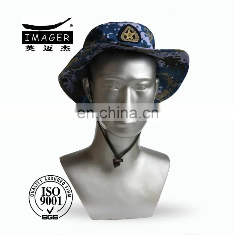 Plain Style Good Quality Customized Chief Fire Marshal Cap With Gauze