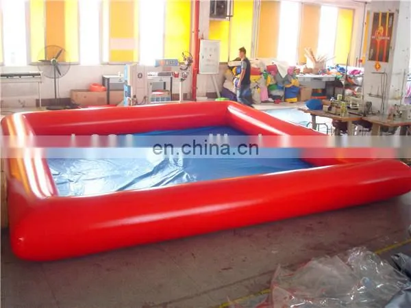 Red inflatable custom small ball pit pool 15ft