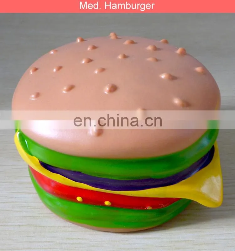 Med. Hamburger pet toy/dog toy