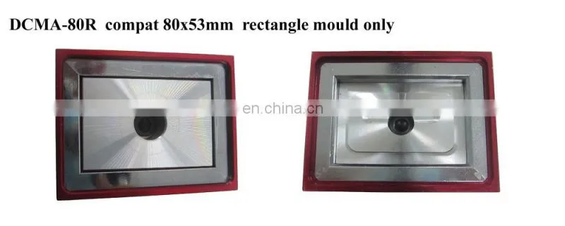 Reasonable design quality mini plastic rectangle badge maker DCMA-80R