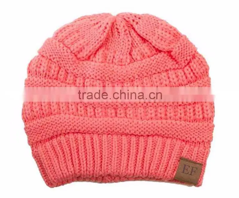 Wholesale Slouchy Knit Custom Women Beanie