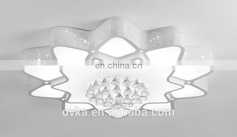 Creative Crystal Star Children's Room Acrylic led Ceiling Light Bedroom Light
