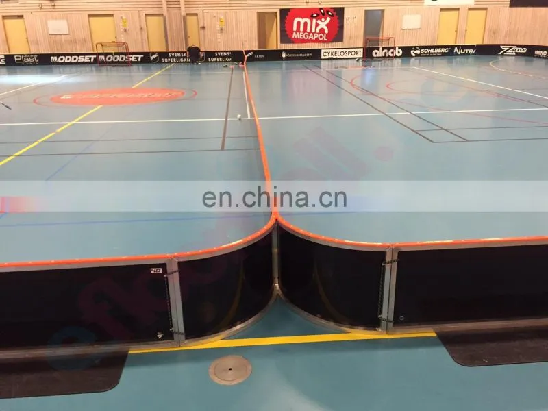 Plastic floorball rink / barrier / board / panel / ice rink product