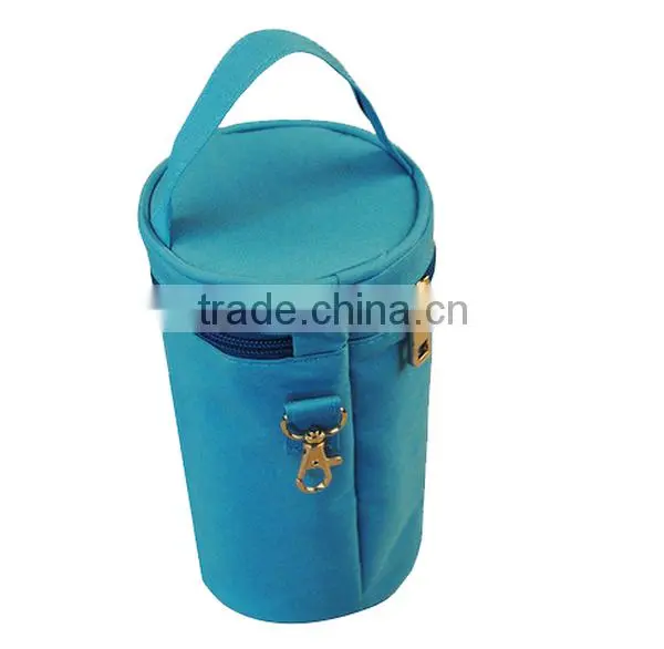 Blue 300D Baby Care Bag with Bottle Bag