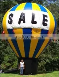 new design giant ground advertising inflatable hot air balloon