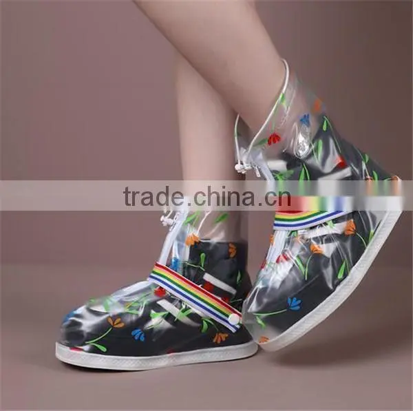 Rain shoe covers, reusable shoe covers, non-slip rubber shoe covers