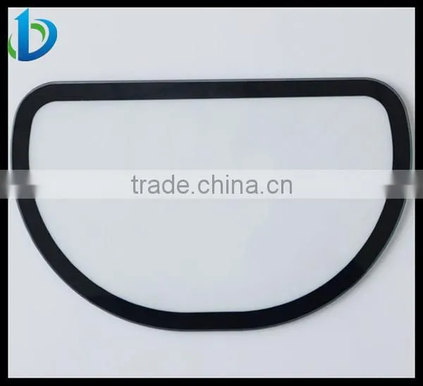 custom shape tempered lighting glass sheet