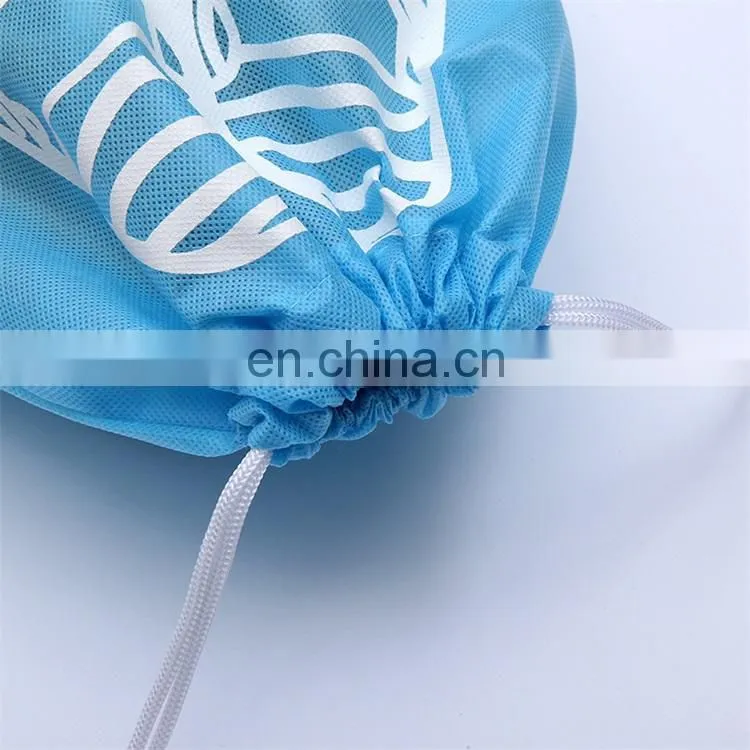 Eco Friendly Shoe Bag Non Woven Drawstring with Custom Logo