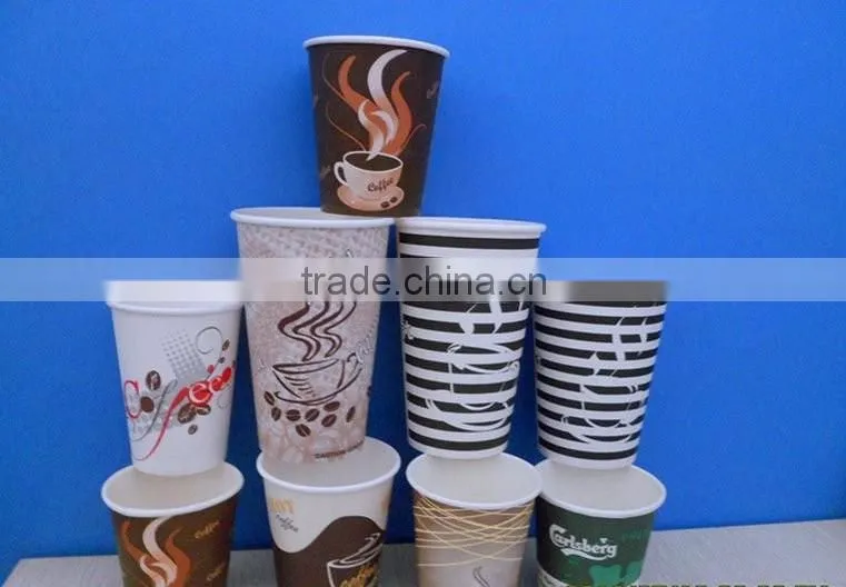 HAS VIDEO ZB-G16 type high speed machine can make both single and double PE coated paper cups for coffee or cold and hot drinks