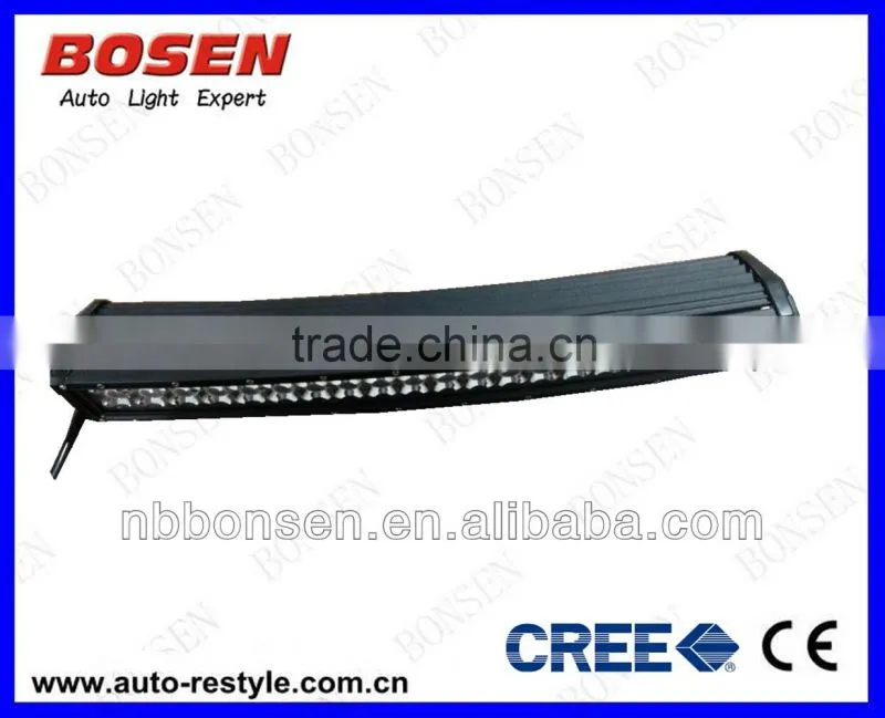 hotsale 50" curved strob led bar,dual rows, curved light bar,curved bar light