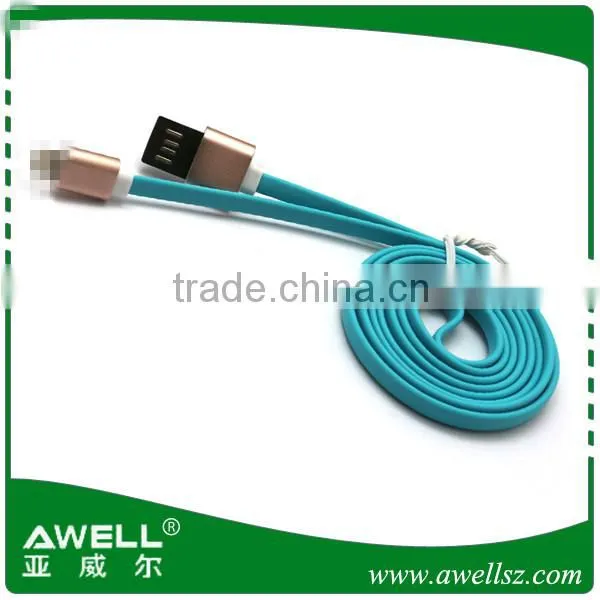 High quality white Color Mini USB cable Shielded twisted pair mini B usb cable