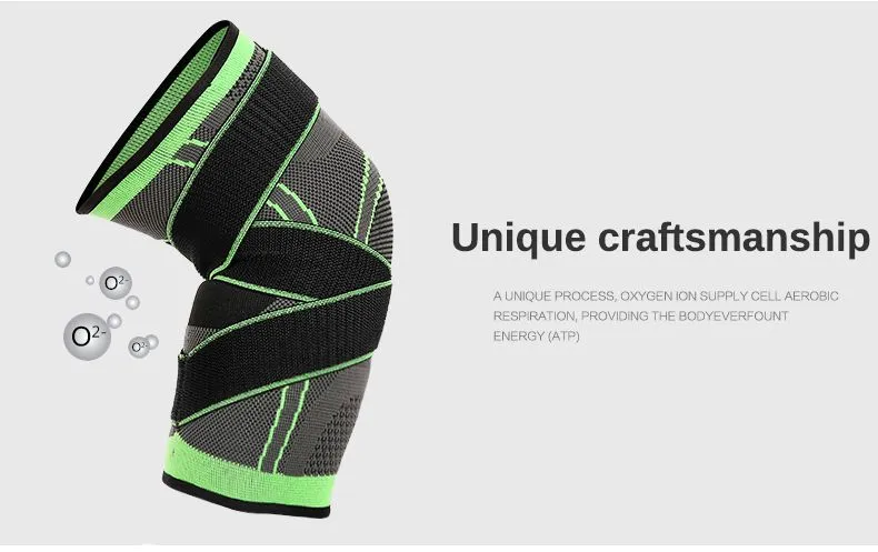 Knee Support Protector Pressurized Elastic Brace (1)