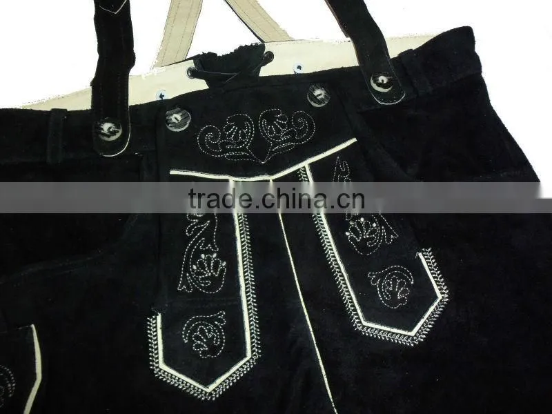 highest quality materials Bundhosen lederhosen,Oktoberfest trachten wear,Kurze lederhose,german hose,leather pants,shorts
