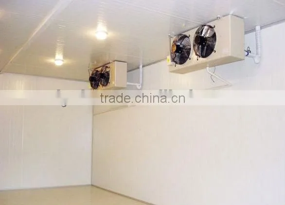 cold room with sliding door