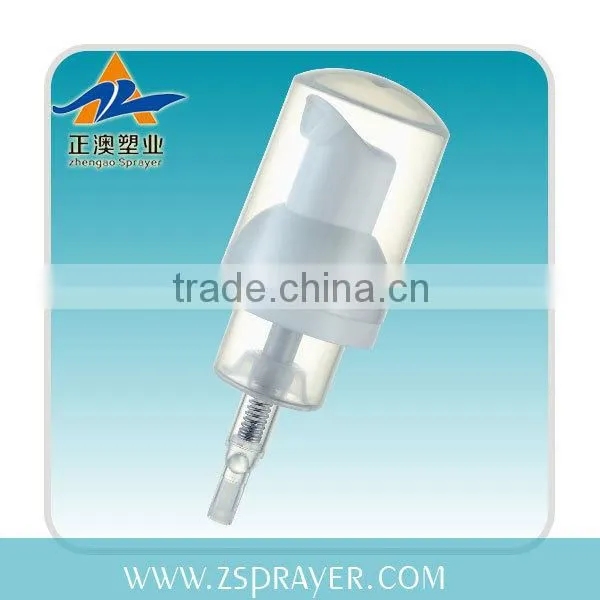 Big dosage nice design plastic foam pump with whole cover