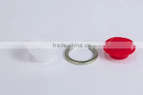 Safety PE/PP meterial ring pull type plastic bottle cap