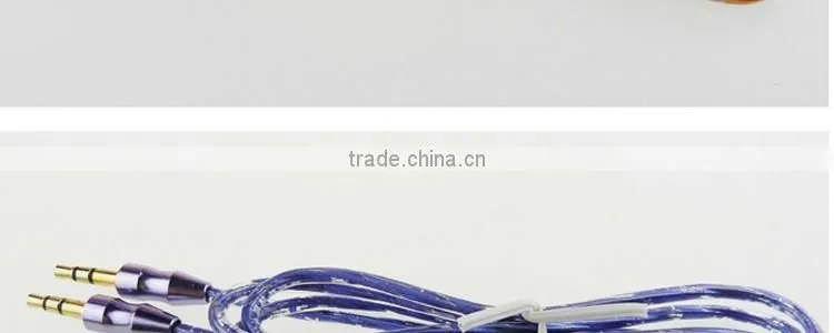 new products 2016 3.5mm audio cable for car audio aux 3.5mm usb cable, 3.5mm stereo male to male audio aux cable free samples