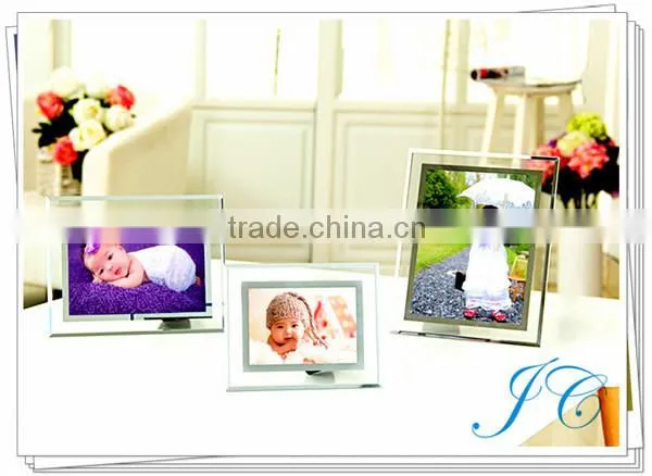2015 Best Sale Cute Love Glass Photo Frame With Lower Price