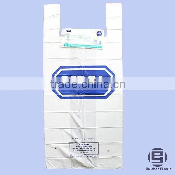 LDPE Collection Bag For Clothes And Shoes T-shirt Shape