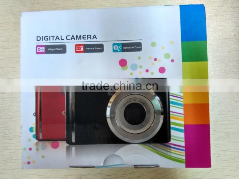 Gift Type Students Kids Camera 18Mp Max 1080P Full HD Video 6X Optical Zoom Digital Camera