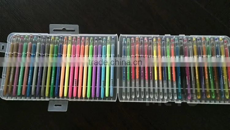 Coloured gel pen set office gel ink pen indelible refill pen