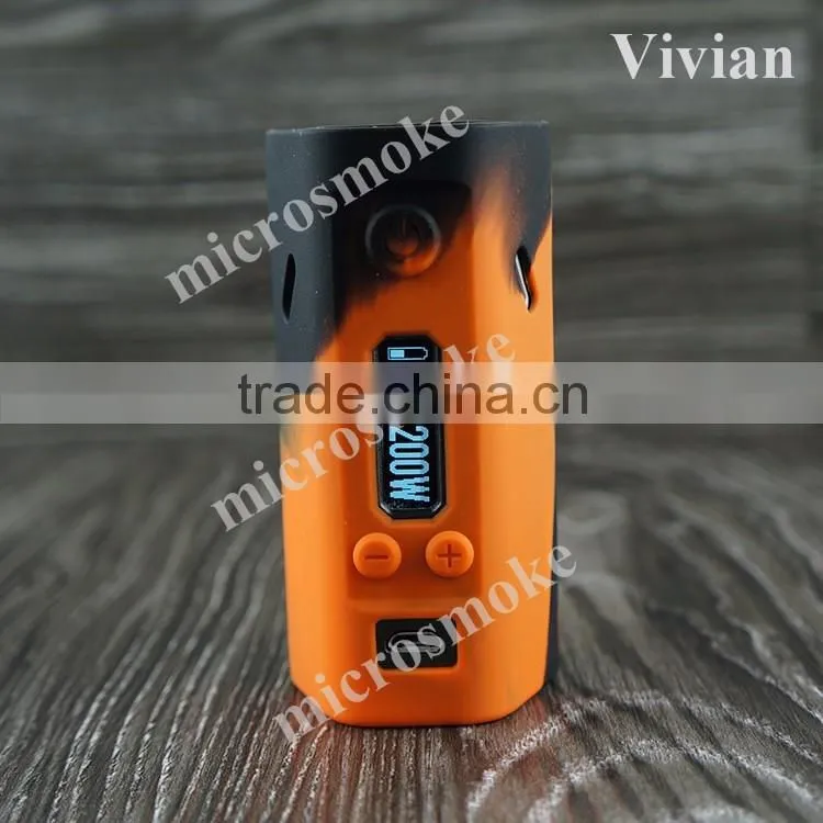 Newest RX200w box mod protective silicone case reuleaux rx200w silicone case