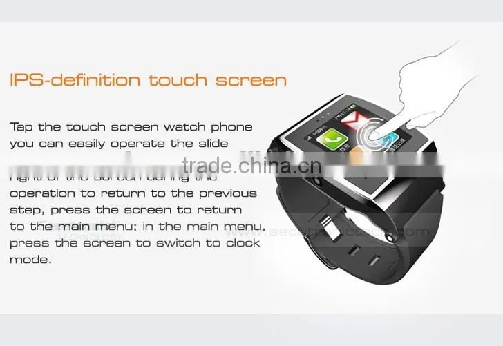 2016 new product U PRO1 smart watch wrist watch smartwatch with bluetooth 3.0 smart watch with Camera