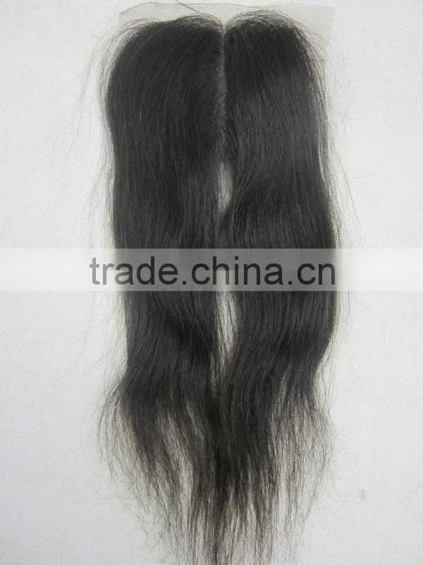 virgin indian hair weave top closure piece