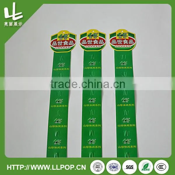 Printed Display Clip Strip Plastic clip strip