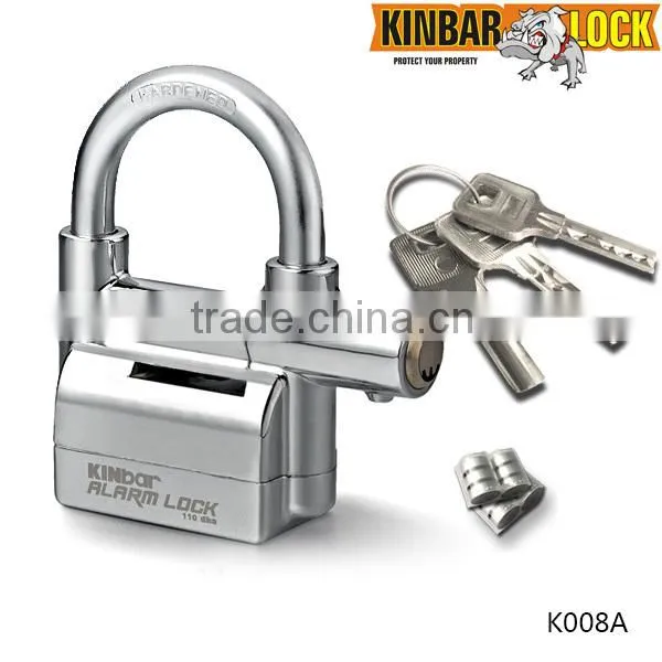 Siren alarm lock