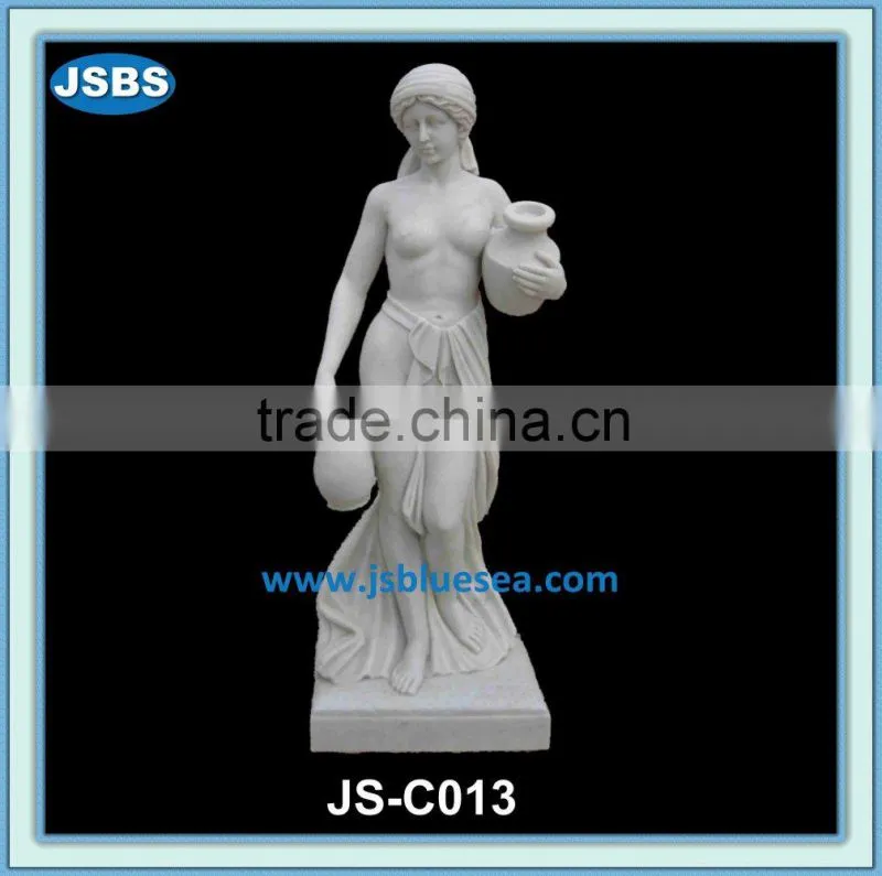 design garden white natural marble nude sculptures