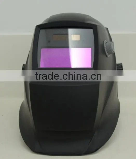 CE black auto darkening welding helmet for mig and tig and mma