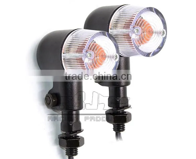 BJ-SL-061 New Arrival Ultra bright Universal E-Mark Aluminum Black Housing Motorbike LED Motorcycle Signal Light