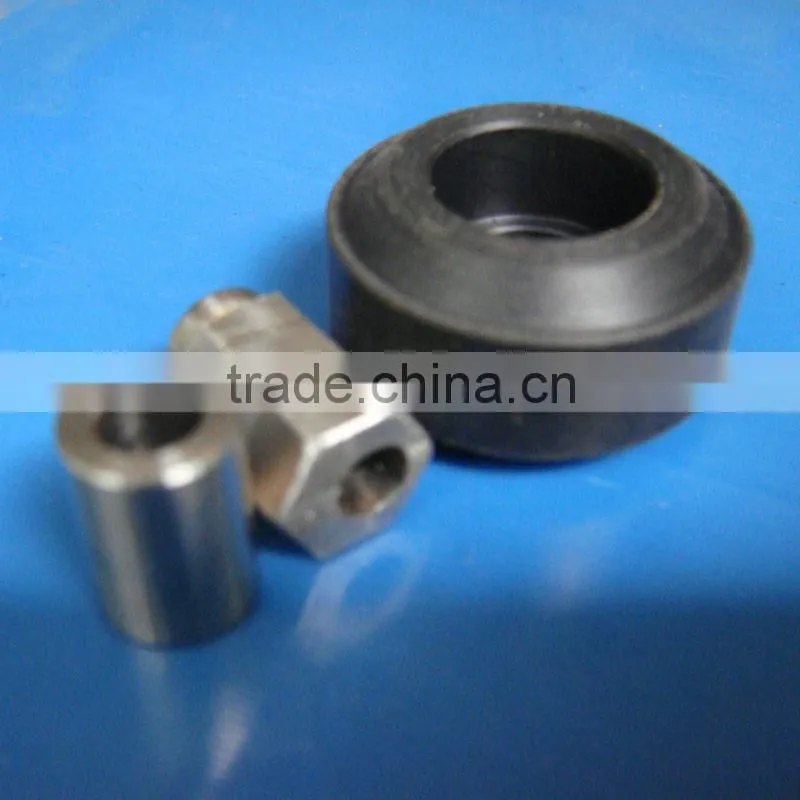 Engineering plastic cnc milling machining custom pa66 square hole bushing