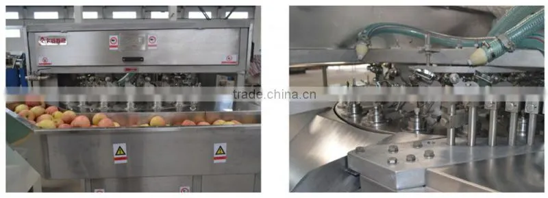 High efficiency automatic apple chips processing plant
