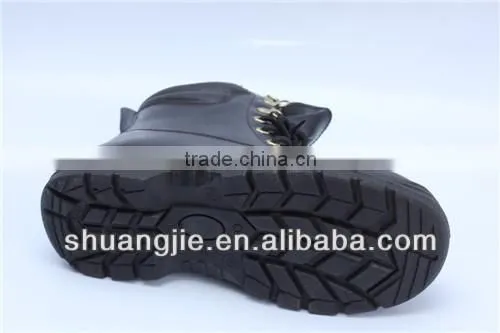 steel toe cap PU injected safety boots China made safety shoes 8083