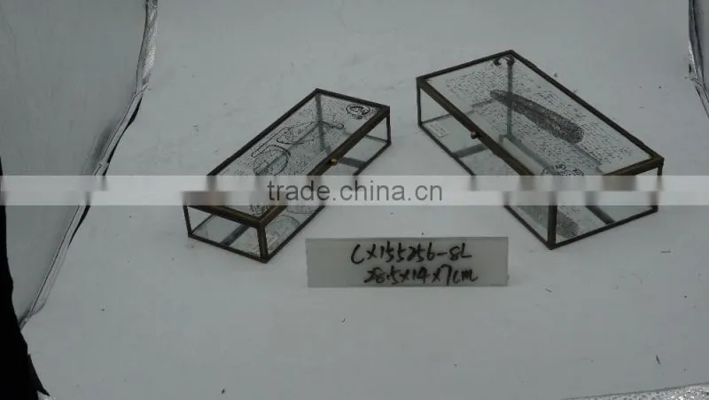 Factory made Glass Jewelry Boxes