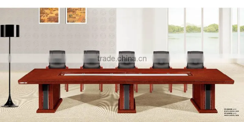CHINESE traditional mdf wood meeting table design factory sell directly HYA53
