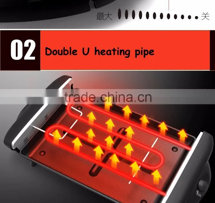 KL-J4500 2016 new design smokeless electric barbecue grill tables