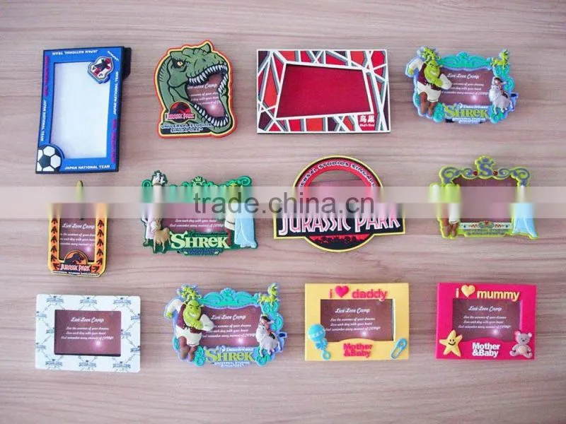 custom magnet fridge/refrigerator magnet picture frame,fridge magnet photo frames china wholesale