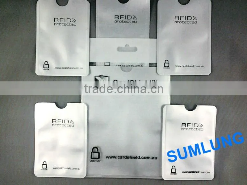 RFID Blocking Sleeve for USA Passport Protector Anti Scan ID Protection OEM Factory offer LOGO printing