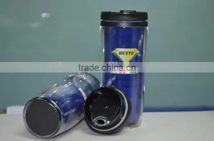 13oz Custom logo plastic color changing magic travel mug