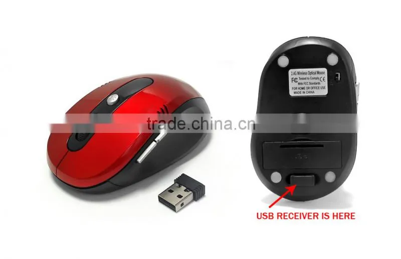 1000DPI 6D Wireless 2.4G USB Optical Pro Mouse
