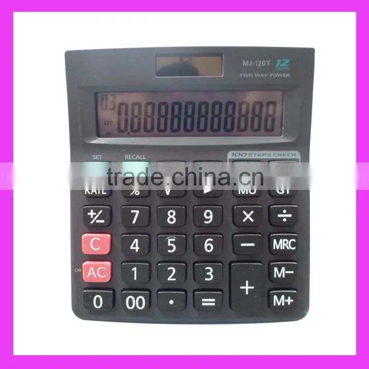 Desktop 100 Steps TAX Calculator 12-Digits Electronic Calculator