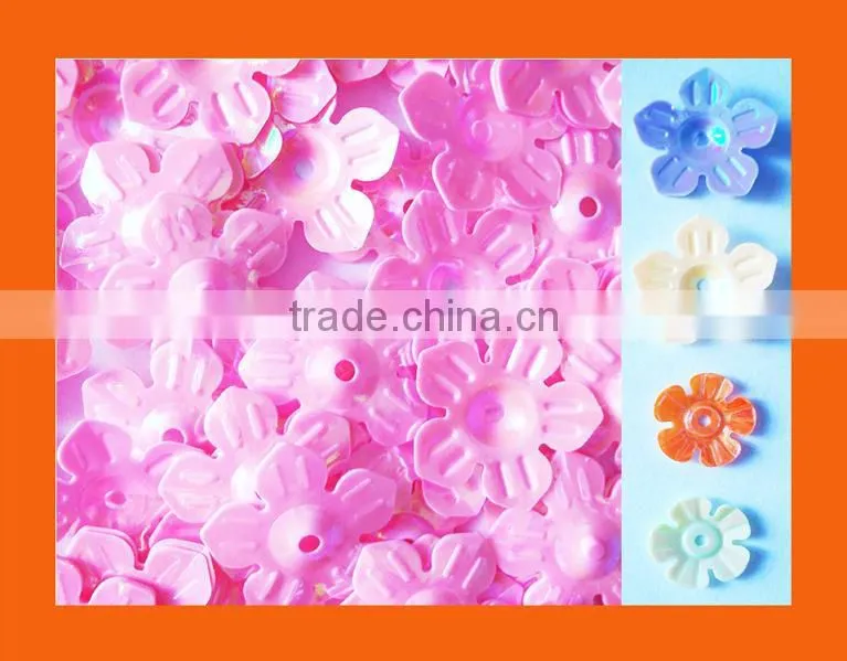 Multicolor Flower Shape Sequins