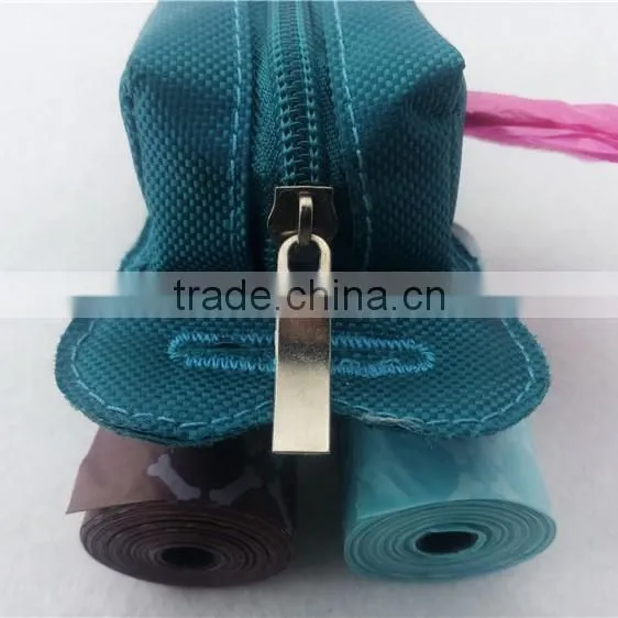 fabric dog poop bag holder pet waste bag dispenser