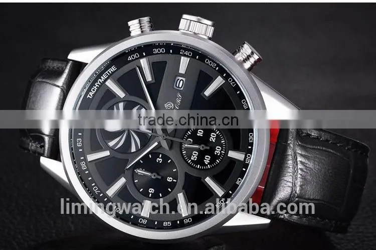 2015High Quality Factory direct sale stainless steel watch Male Wrist Watch Sport Watch for Men Quartz Analog Men's St