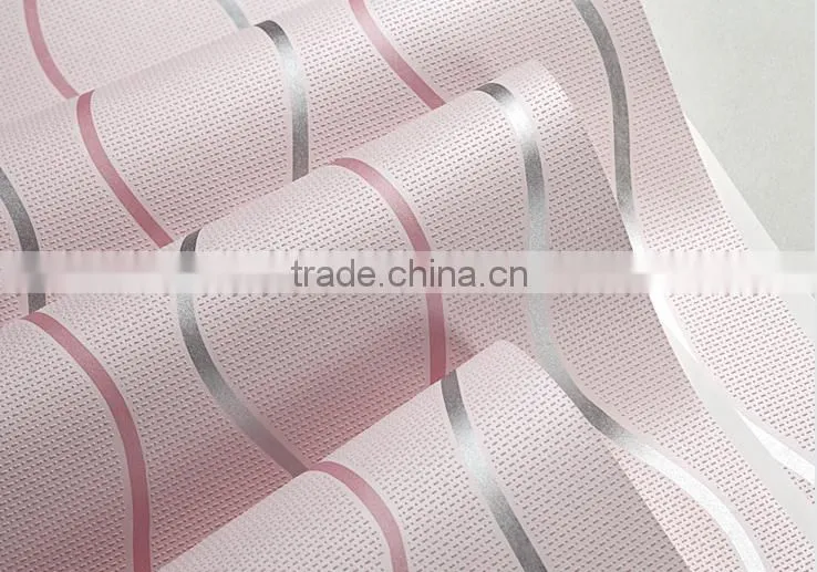 Latest designer interior decoration modern curve wave wallpaper