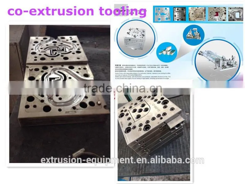co-extrusion embossment mould for all kinds of decorations to make pvc profiles colorful