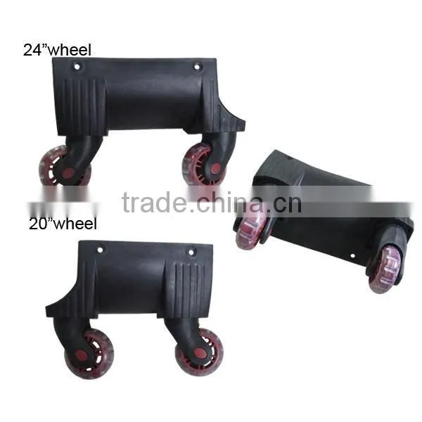 Guancong plastic/rubber spinner 360 rotarive wheel for external luggage